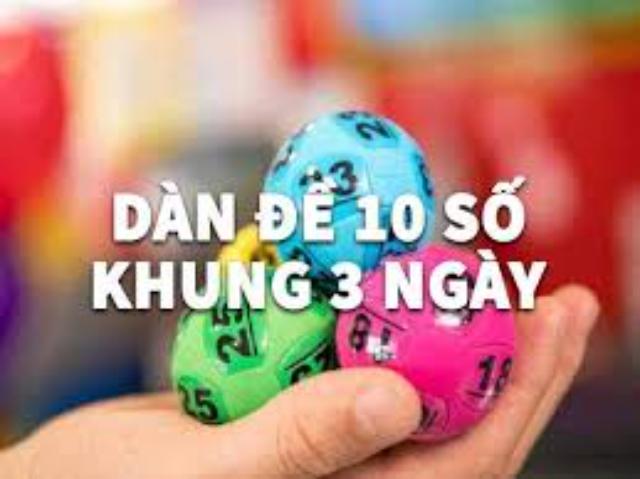 cách soi cầu dàn đề 10 số